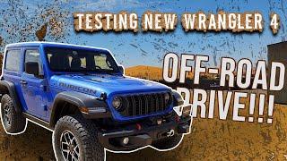 Testing New Jeep Wrangler 2024 - Is 2.0-litre engine capable for Off-Road? #jeep #dubai #wrangler
