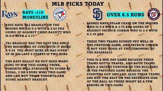 MLB Picks and Rundown July 25th Best Bets Today