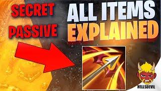 WILD RIFT  ALL ITEMS EXPLAINED IN-DEPTH + SECRET PASSIVES 2023