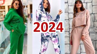 Модные спортивные костюмы женские 2024  Fashionable tracksuits for women 2024