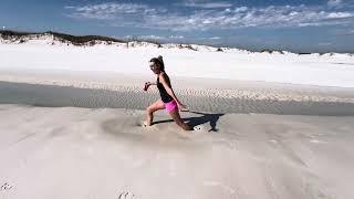 Girl is swallowed by quicksand in Destin FL