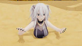 Remastered Botan in quicksand MMD Quicksand Animation