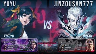 Tekken 8 ▰ YUYU Xiaoyu VS JINZOUSAN777 Bryan  High Level Gameplay