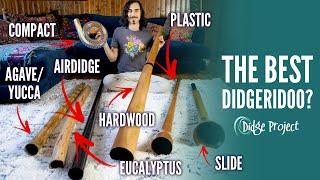 Didgeridoo Comparison Eucalyptus YuccaAgave Hardwood Airdidge Compact Travel WoodSlide etc.