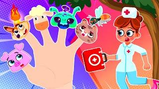 Animals Finger Family Song  The Rescue Team  Funny Kids Songs And Nursery Rhymes by Comy Zomy