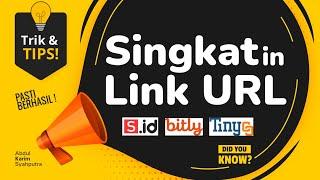 Menyingkat Link URL Gratis  Shorten Link Free