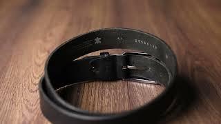 Full-Grain Leather Belt - The Secret Agent  Time Resistance Official Video