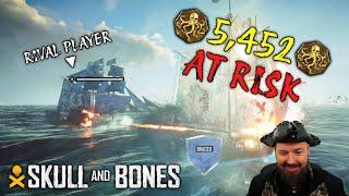 Insane HIGH RISK Endgame PVP Battle in Skull and Bones