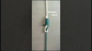 HOW TO TIE ALBRIGHT KNOT  #SHORTS