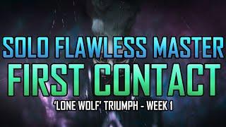 Solo Flawless Master First Contact Mission - Lone Wolf Triumph Destiny 2 - Lightfall