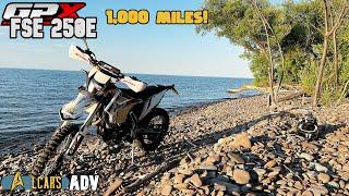 1000 Mile review of the GPX fse250e - YES its that good