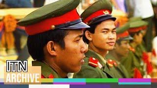 Vietnamese Troops Withdraw From Cambodia - Raw Footage of Phnom Penh Departure Ceremony 1989