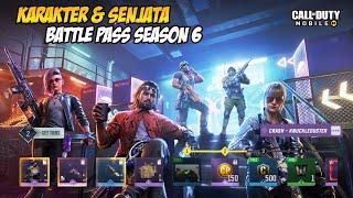 Season 6 2024 confirmed karakter & senjata battle pass codm S6  CODM indonesia