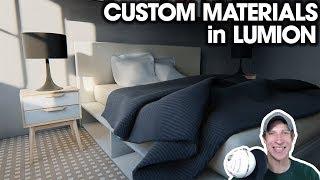 Adding CUSTOM MATERIALS to Renderings in Lumion