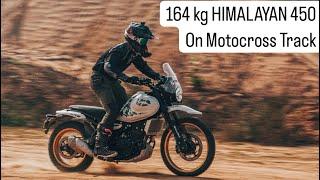 Flogging Royal Enfield Himalayan 450 On A Motocross Track