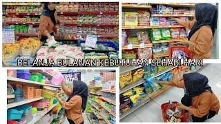 BELANJA BULANAN KEBUTUHAN SEHARI HARI ‼️ BELANJA BULANAN IBU RUMAH TANGGA