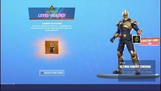 FIRST *NEW* ULTIMA KNIGHT ORIGIN UNLOCKED in Fortnite SEASON X