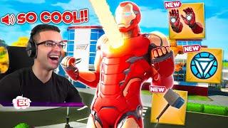 Nick Eh 30 reacts to Iron Man MYTHIC WEAPON and MAP CHANGE