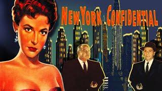 New York Confidential 1955  Full Film Noir Movie  Broderick Crawford  Richard Conte