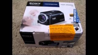 Unboxing Handycam HDR-XR260V