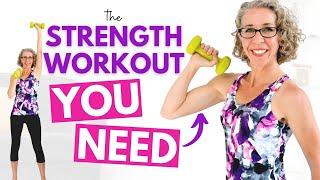 SIMPLE Essential Strength Training Workout for Women over 50  Pahla B Fitness