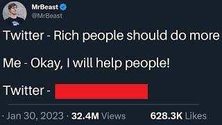 Mr Beast calls out Twitter they get even angrier