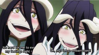 Albedo when she was called CUTE by Lord Ainz - Overlord Season 4  Episode 1