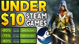 12 AWESOME STEAM PC GAME DEALS UNDER $10 - SUPER CHEAP STEAM GAMES