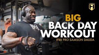 Big Back Day Workout with IFBB Pro Samson Dauda  HOSSTILE