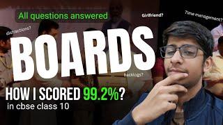 How I scored 99.2% in CBSE class 10 boards 2024? #cbse #boardexam #class10 #studygram #studytips