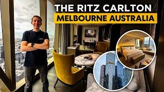 Staying at Australia’s HIGHEST HOTEL The Ritz-Carlton Melbourne【Full Tour In 4K】