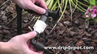 How to Convert a Sprinkler Riser to Drip Irrigation