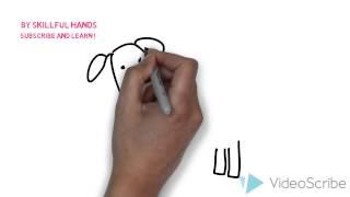 How to Draw a sheep for Kids  Как нарисовать барана Для детей