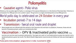 All Communicable disease  Cause Transmission  Vaccination & Health Day 2024 exams