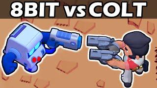 8 BIT vs  COLT  1 VS 1  Brawl Stars