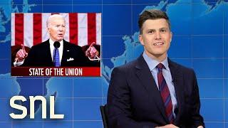Weekend Update Bidens State of the Union Mitch McConnell Endorses Trump - SNL