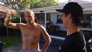 KELLY SLATER AND KOA ROTHMAN BREAKDOWN HEAVY PIPELINE SURF BDSO DAY 1