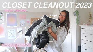 HUGE CLOSET CLEAN-OUT + ROOM ORGANIZATION