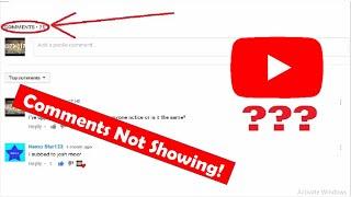 Fix YouTube Comment Not Appearing Cannot Comment Comments Not Loading Comments Wont Appear