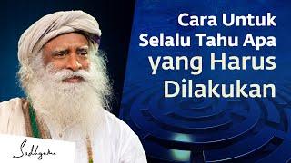 Bagaimana untuk Selalu Tahu Apa yang Harus Dilakukan  Sadhguru Bahasa Indonesia