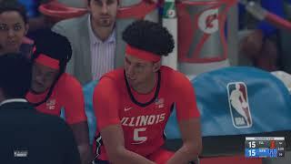 NCAA21-22 IllinoisKentucky usercpu realistic Sliders and Gameplay