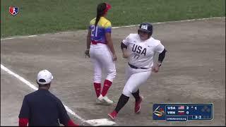 Team USA Softball vs Venezuela  Pan American Softball Championships  Nov. 13 2022