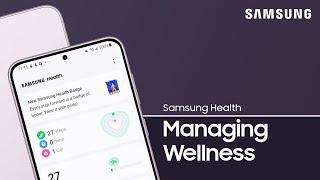 Manage your wellness with the Samsung Health app  Samsung US