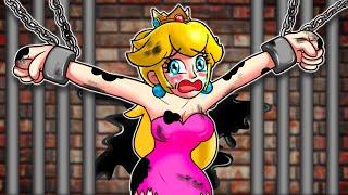 HURT Peach She is NOT a MONSTER - Peach Sad Story - Super Mario Bros Animation