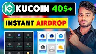 40$+ Kucoin & Bitget Wallet New Offer { FREE AIRDROP }  New Crypto Airdrop 2024