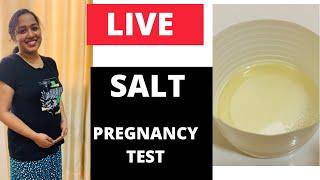 Live100%Salt pregnancy test at Home  Salt test Accurate or Not