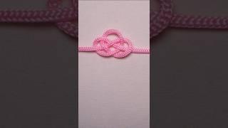 Macrame Double Coin Knot Tutorial  #knots #macrame #shorts