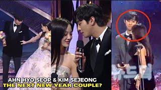 Ahn Hyo Seop and Kim Sejeong Relationship Revealed  Moments in SBS Awards 2023