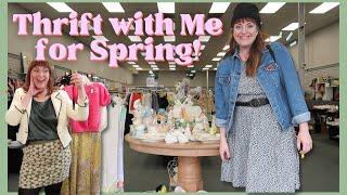 Thrift with Me for Spring Exclusive Thrifting Experience at My Favorite Thrift Store