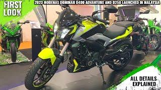 2023 Modenas Dominar D400 Adventure And D250 Launched In Malaysia - First Look - Price @ RM13797